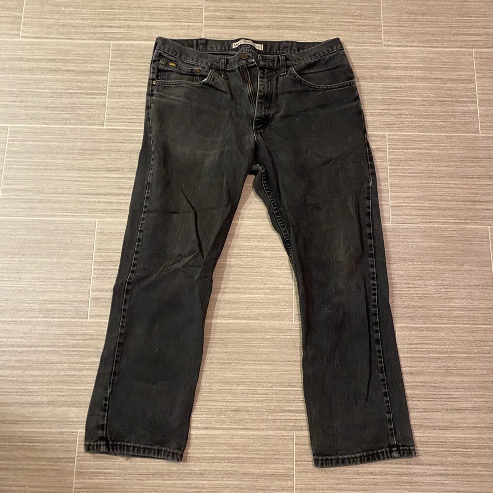 Lee Jeans Size 36x30 Men’s Black Denim